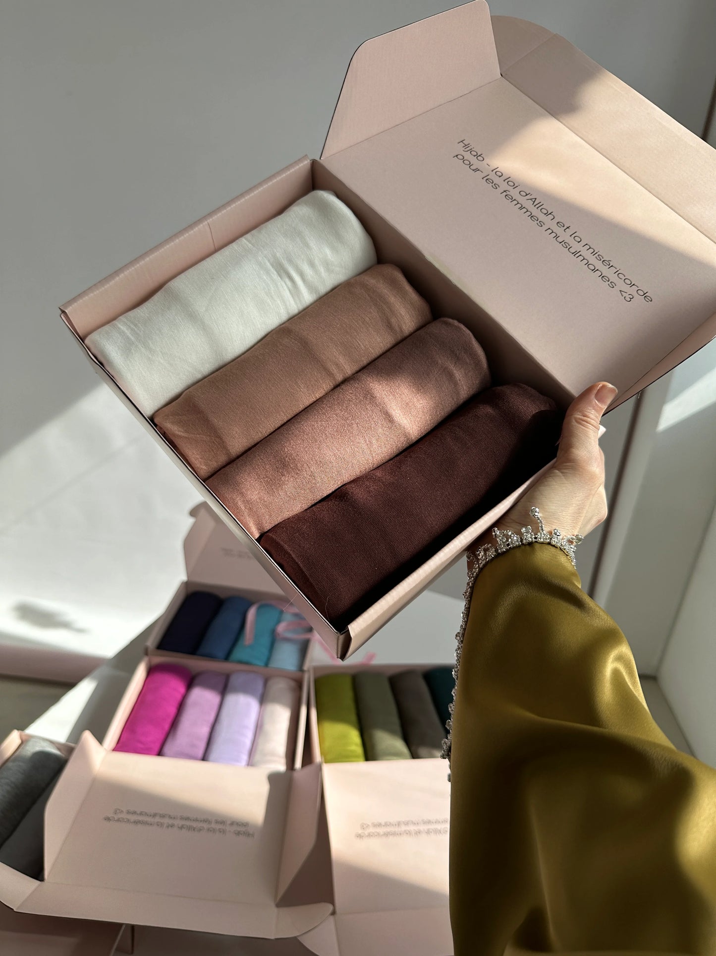 JERSEY BOX 4 FOULARDS